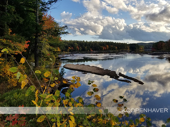 Maine Googins Island Cloud Reflection