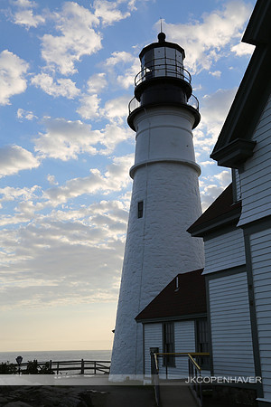 Maine Portland Lighthouse Close Vert