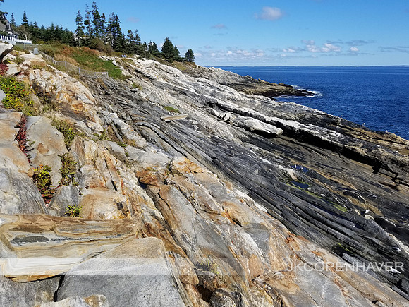 Maine Bristol Lighthouse Rocks