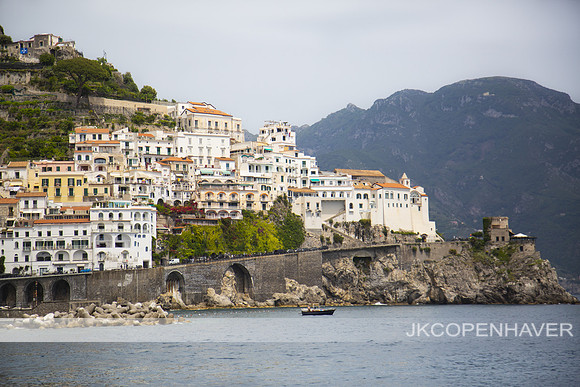 Italy Amalfi Coastal Buildings