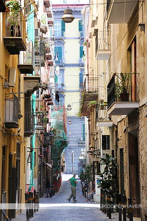 Italy Naples Neighborhood Alley