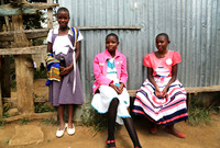 JKC Narok Church 3 Girls on Wall
