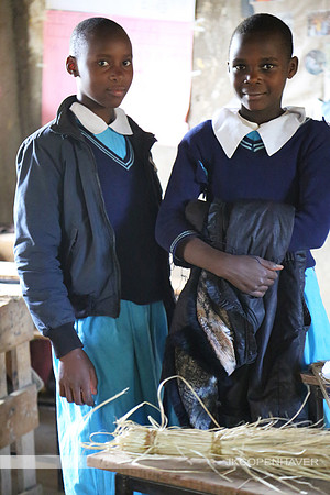 LPS Two Girls in Class with Broom