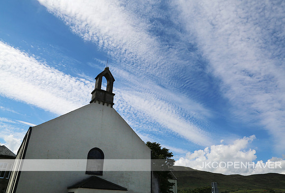 Scotland Church and Clouds