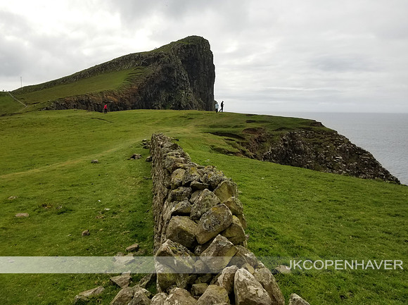 Scotland Cliffs with Rockwall