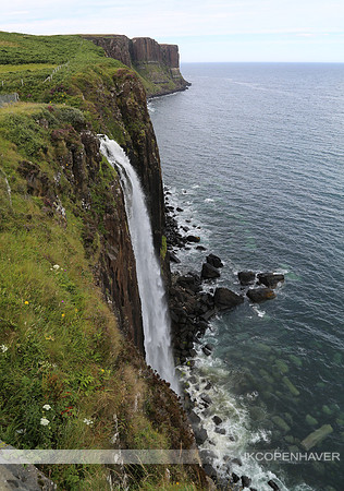 Scotland Coastal Waterfall
