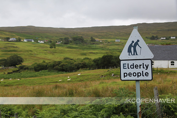 Scotland Elderly People Sign