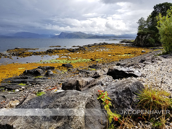 Scotland Isle of Skye Rocky Shoreline