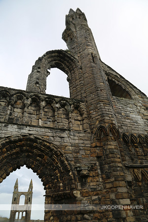 Scotland Old Church thru Window Rubble
