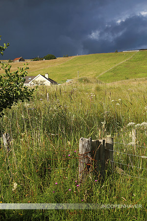Scotland Storm Over Hill Vert