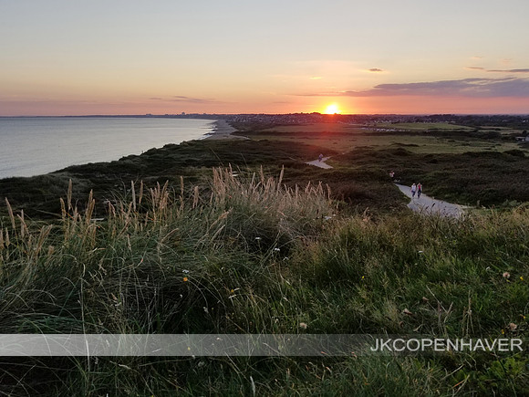 England Lulworth at Sunset