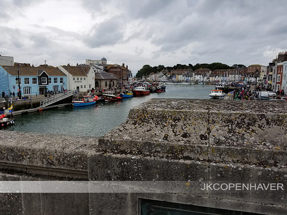 England Weymouth Channel in Town