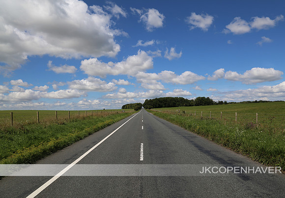 England Road and Clouds