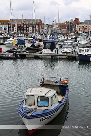 England Waymouth Boat in Harbor