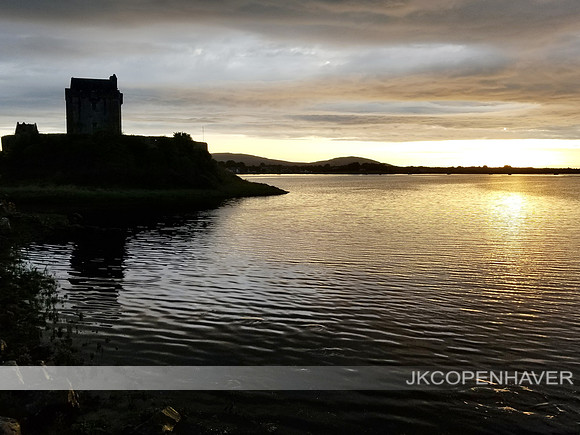 Ireland Pond Castle at Dusk
