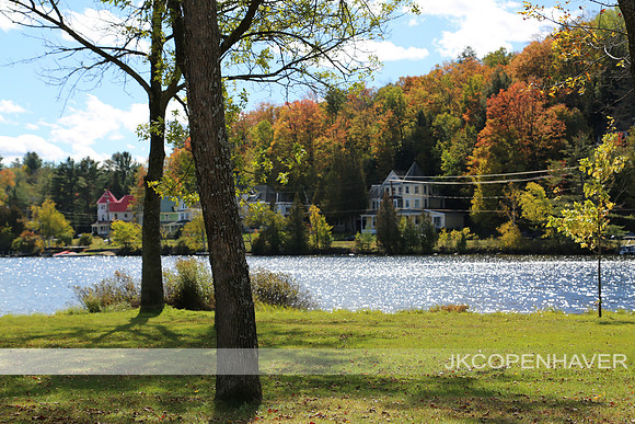 East NY ADK Lake Park and Houses