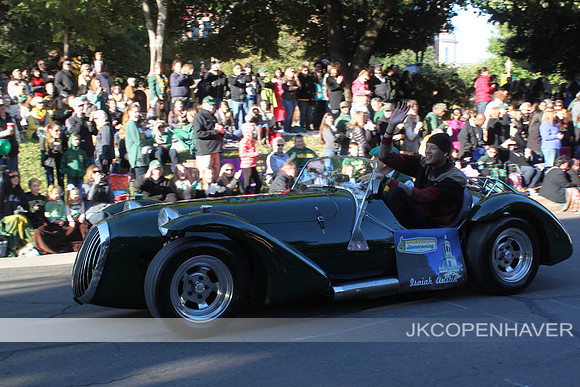 BU Homecoming Parade Car