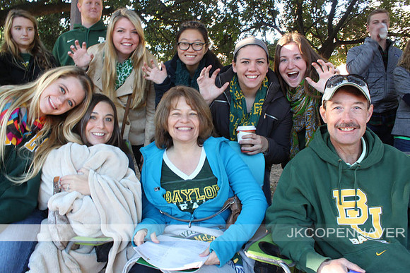 BU Homecoming Parade Crowd