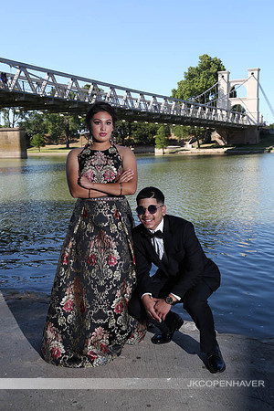 Waco Prom Bridge Friends