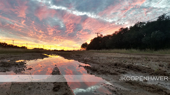 Sunset and Muddy Waters