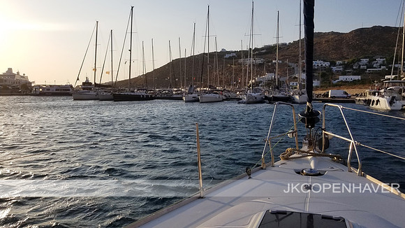 Greece Pulling Into Dock on Boat NICE