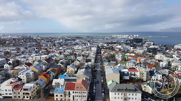 iceland rekj from afar