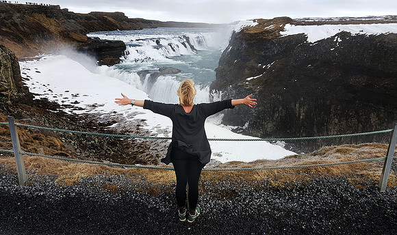 Julie Waterfall Pose