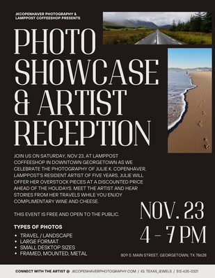 JKCopenhaver Artist Reception and Photo Showcase
